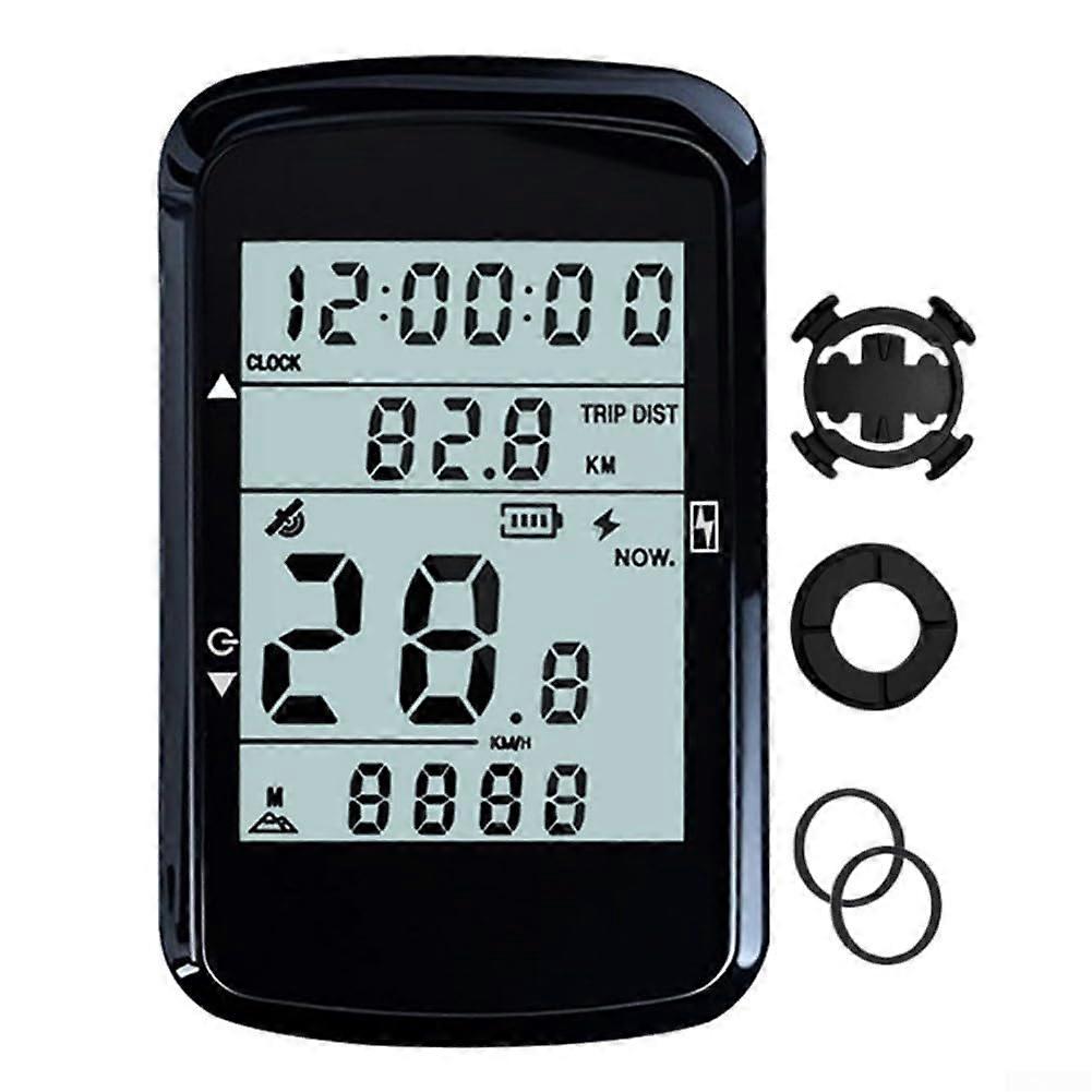 Wireless GPS Bike Computer with 4Inch LCD, Precise Tracking, 28Hour Battery and Backlight