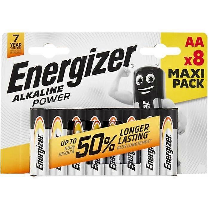 Energizer Alkaline Batteries E300128000 AA LR6 (8 pcs) - - - Energizer