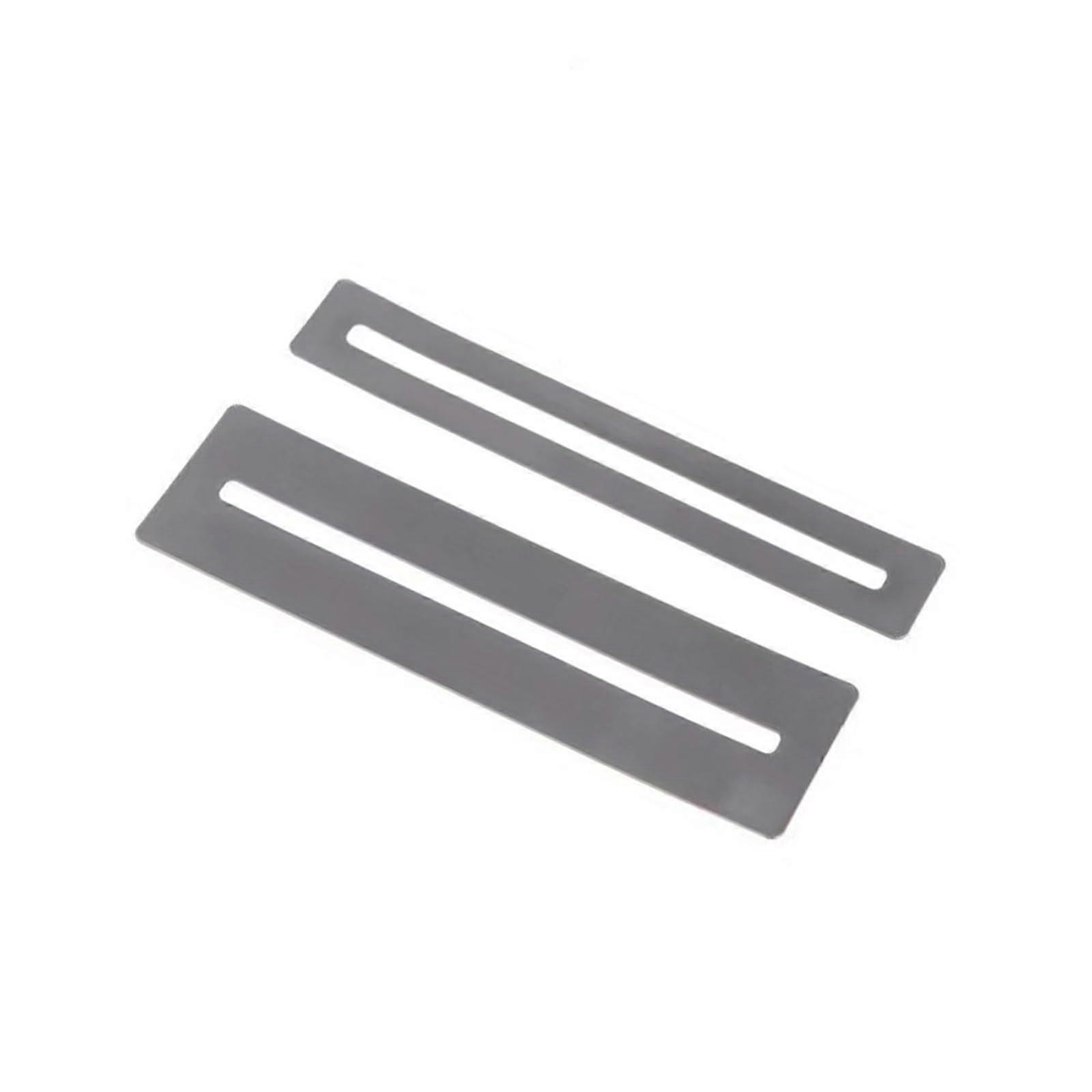 Fretboard Protector Set Stainless Steel Flexible Radius Wide and Narrow Guards Luthier Tool