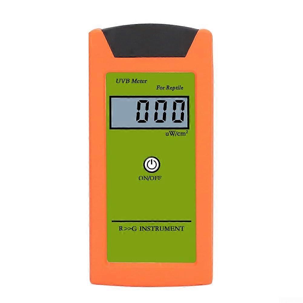 UVB Meter for Reptile Lamps with Accurate UVB Detection and Clear LCD Display