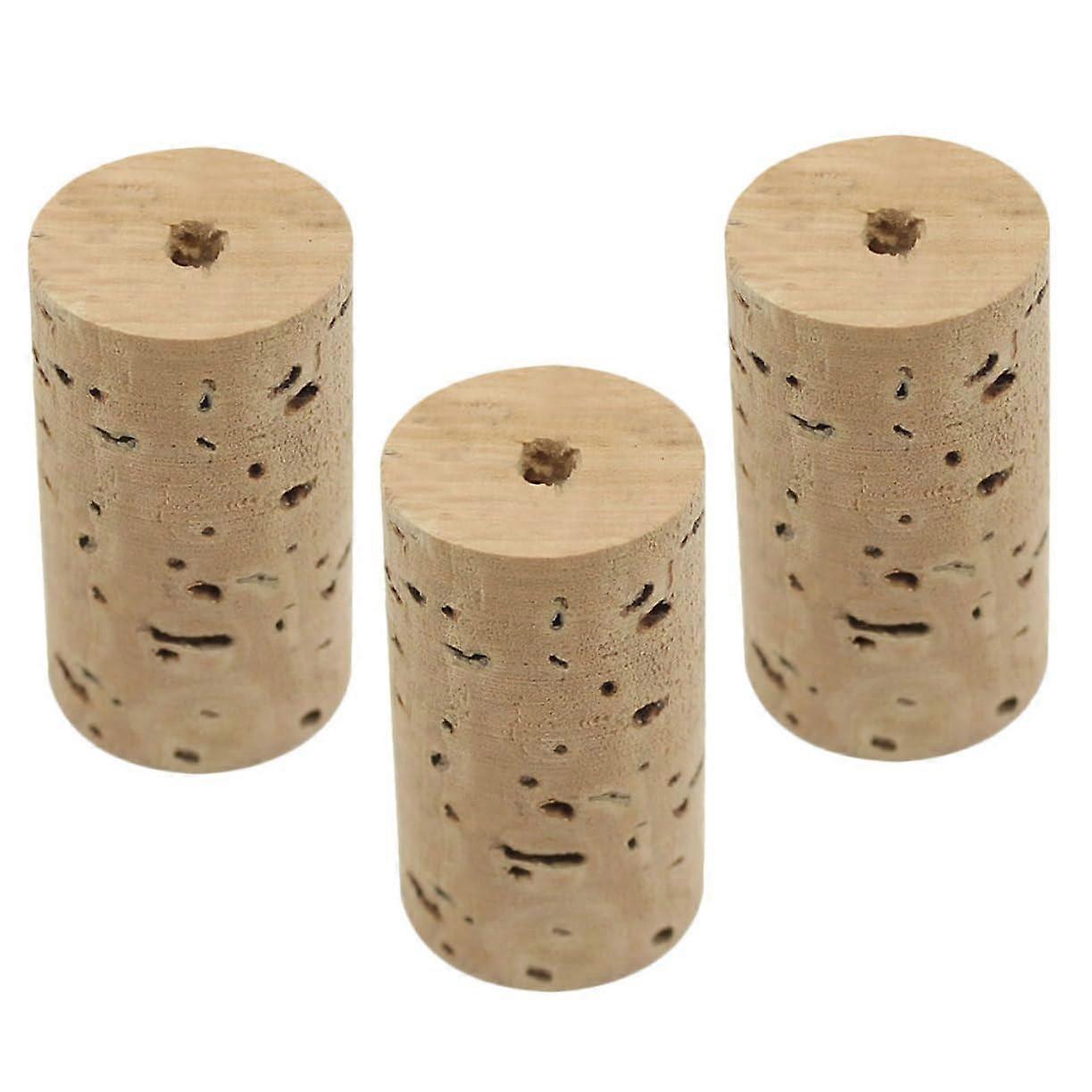 Flute Cork Replacement Kit 3Pcs Precise Fit Headjoint  Set Natural Woodwind Maintenance