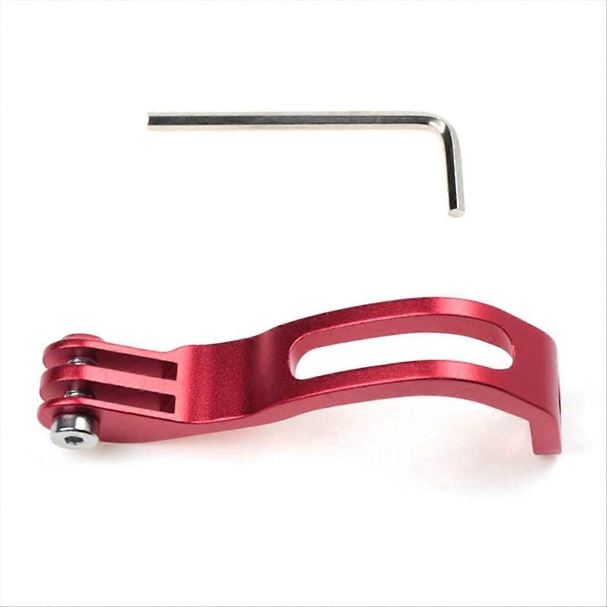 Up-Warping Folding Bicycle Front Fork Lamp Bracket Fittings Red
