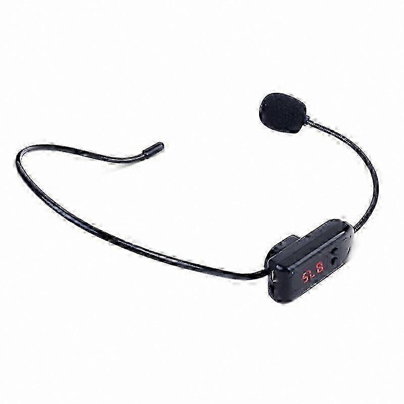 Portable FM Wireless Microphone Headset with Megaphone for Tour Guide Teaching