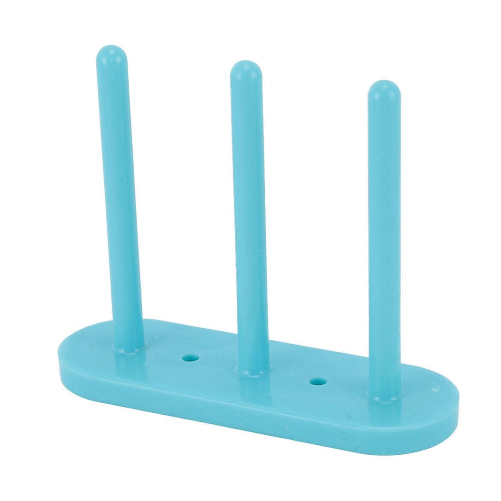 Magnetic Bobbin Holder with ThreeColumn Grip Sewing Thread Organizer Plastic Storage Rack