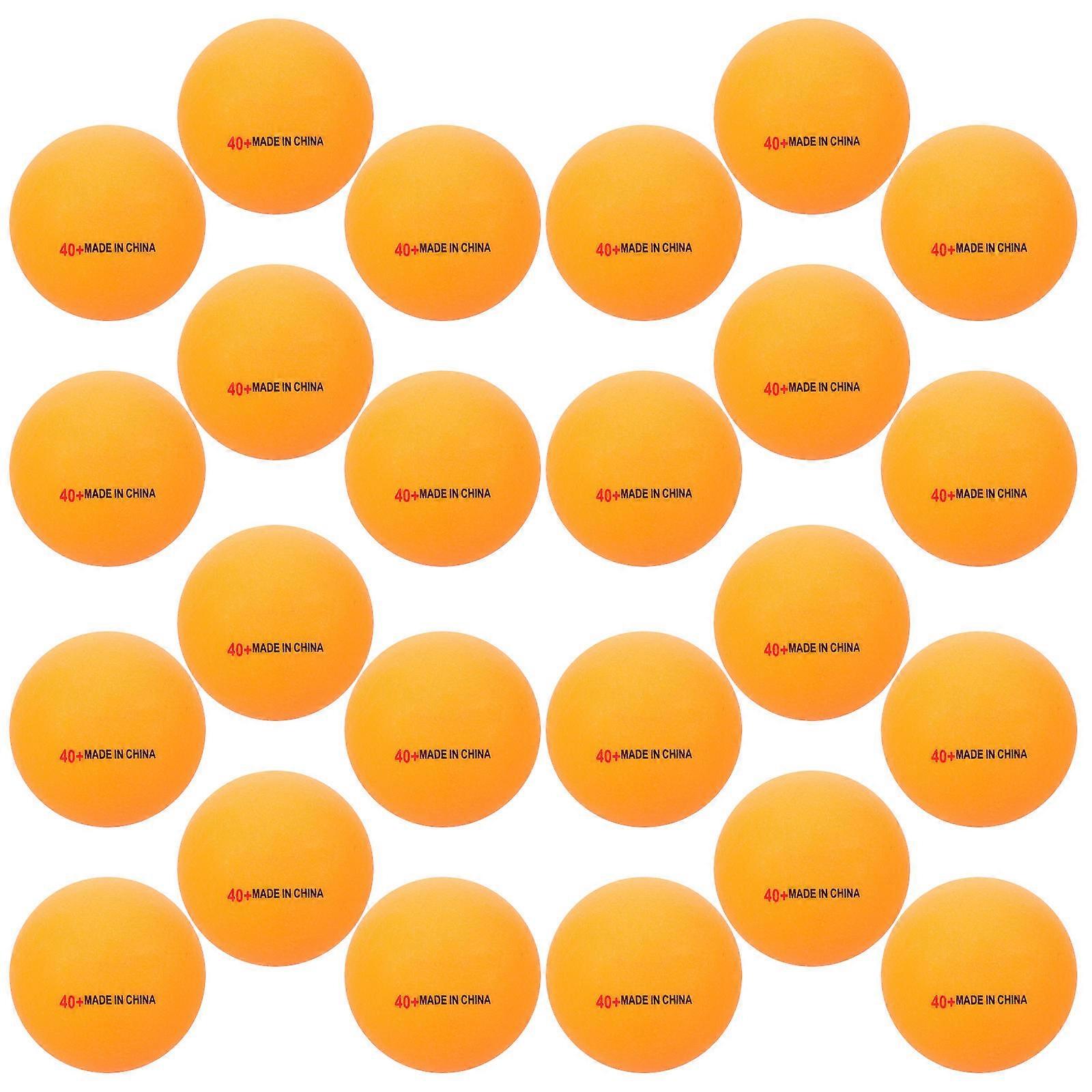 Table Tennis Balls ABS Material for Training 50Pcs Orange Durable Balls