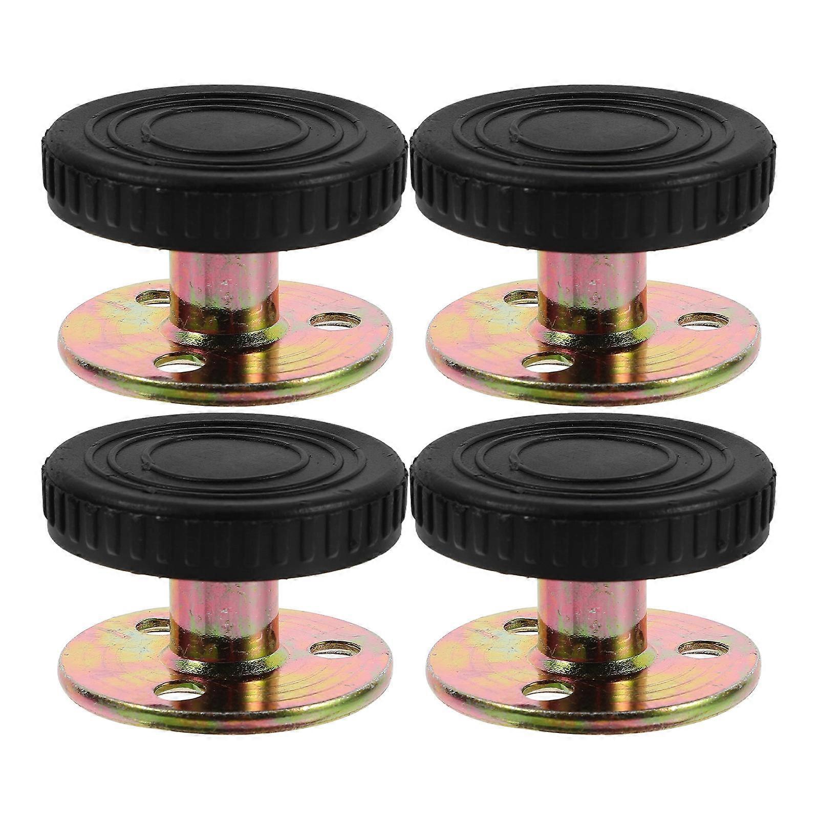 Metal Bedside Fixer Anti-Sloshing Actuator 4Pcs Adjustable Wall Stabilizer Tool