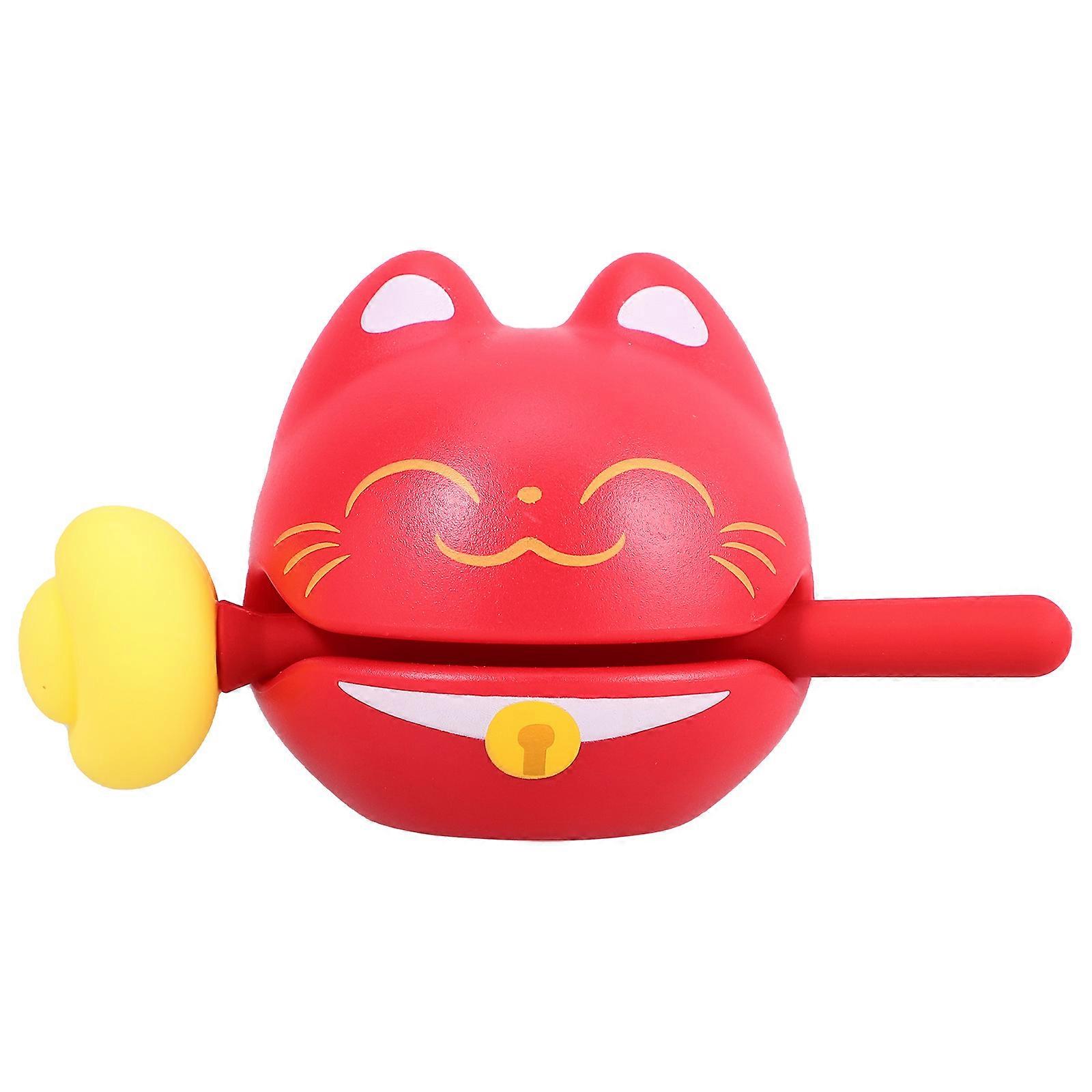 Rhythm Toy Percussion Instrument for Learning 1Set Red Small Temple Block