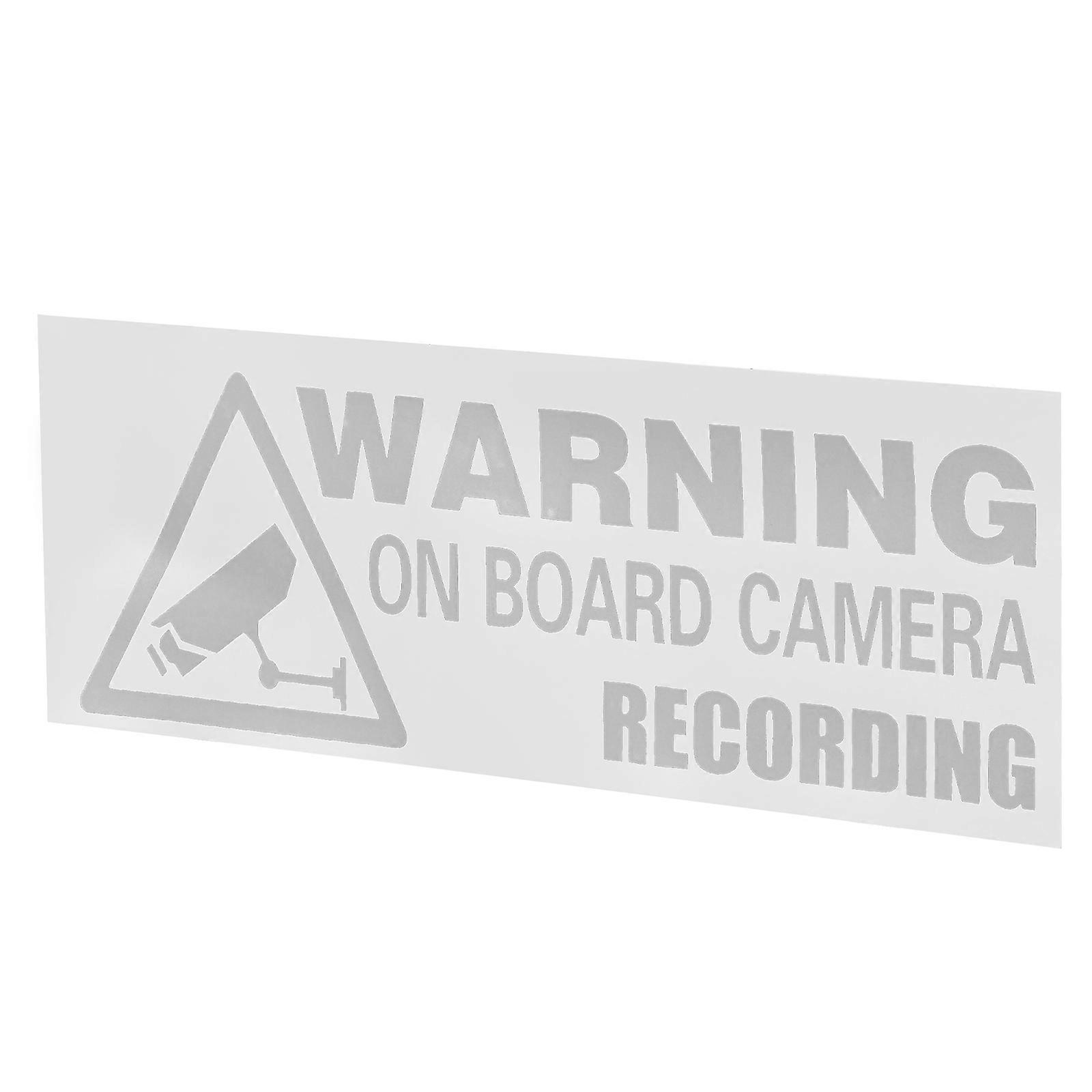 Car Security Sign for Warning Use Video Security Camera Sign