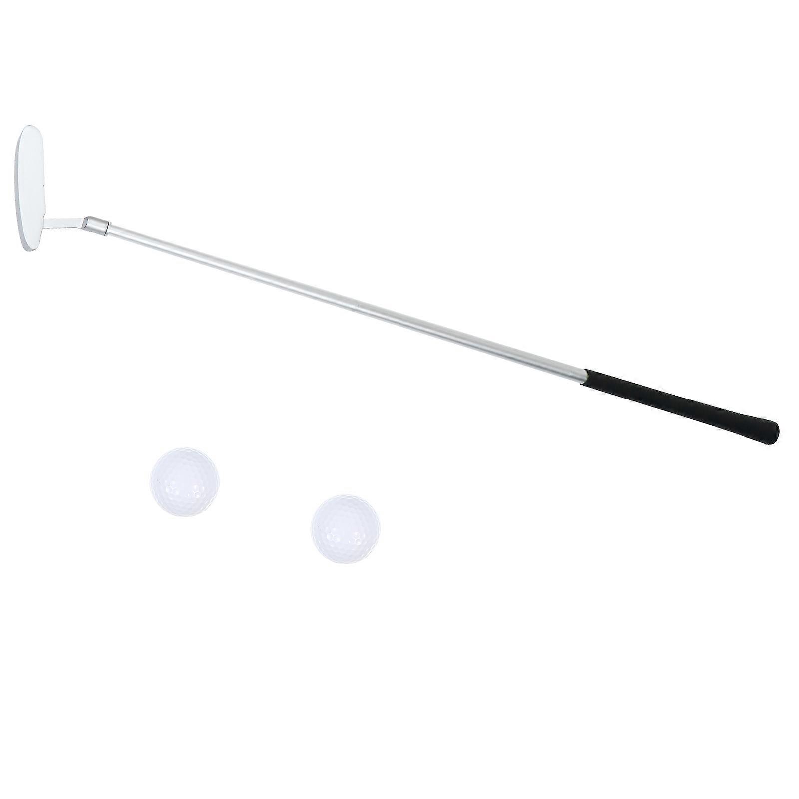 Folding Golfs Putter Rod Practical Detachable Golfs Putter 2Sets