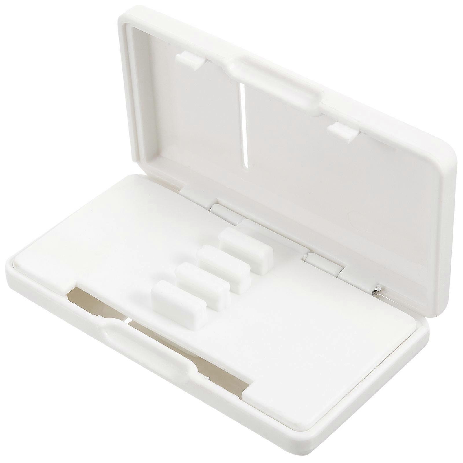 White Oboe Reed Box Designed for Safe Storage with 6 Slots
