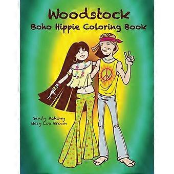 Woodstock Boho Hippie Coloring Book