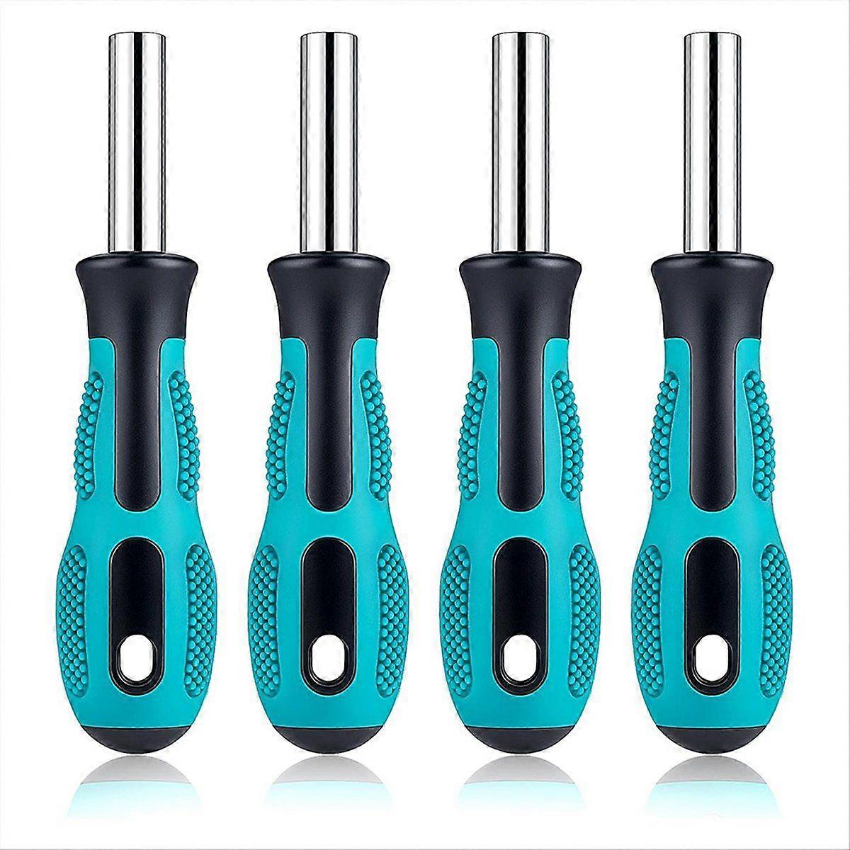 4 PCS Bit Driver Handle,Magnetic Bits Holder Screwdriver Handles