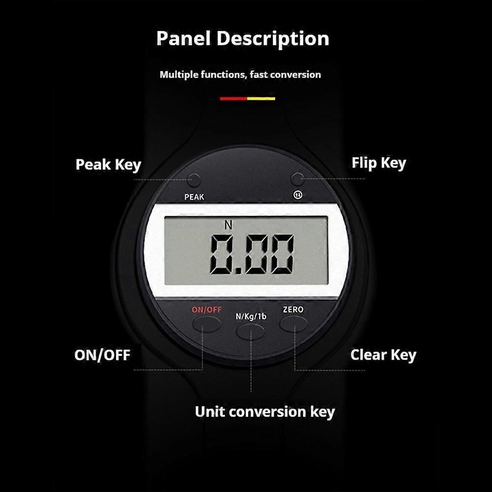 High Precision Digital Force Gauge 500N Push Pull Tester Dynamometer for Tension Compression Testing