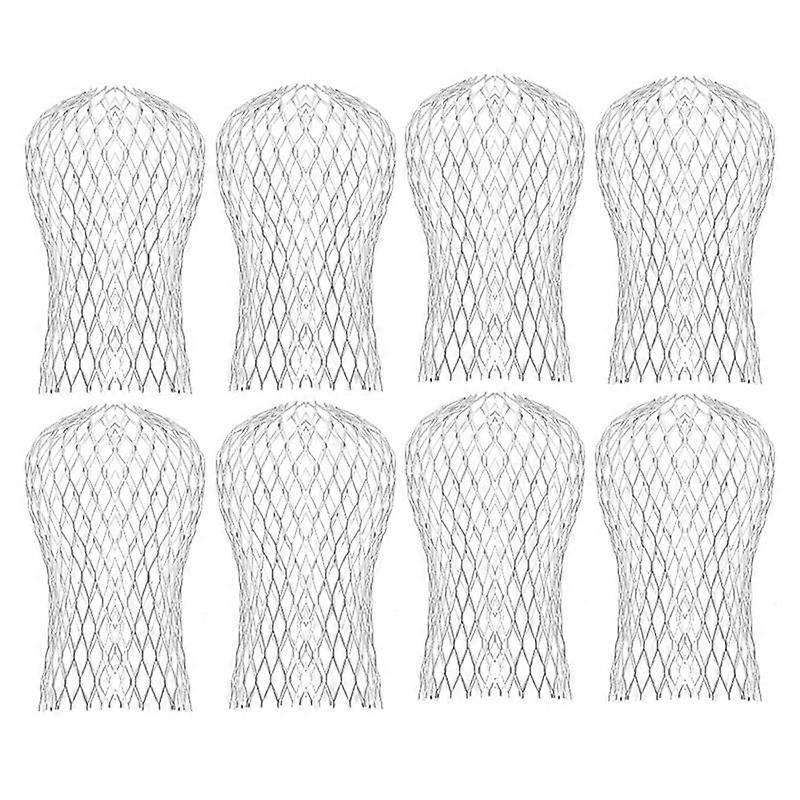 8Pcs Gutter Downspout Guard,Down Pipe Filter Mesh,Gutter Downpipe Leaf Screen Covers,Keeps Gutter Do