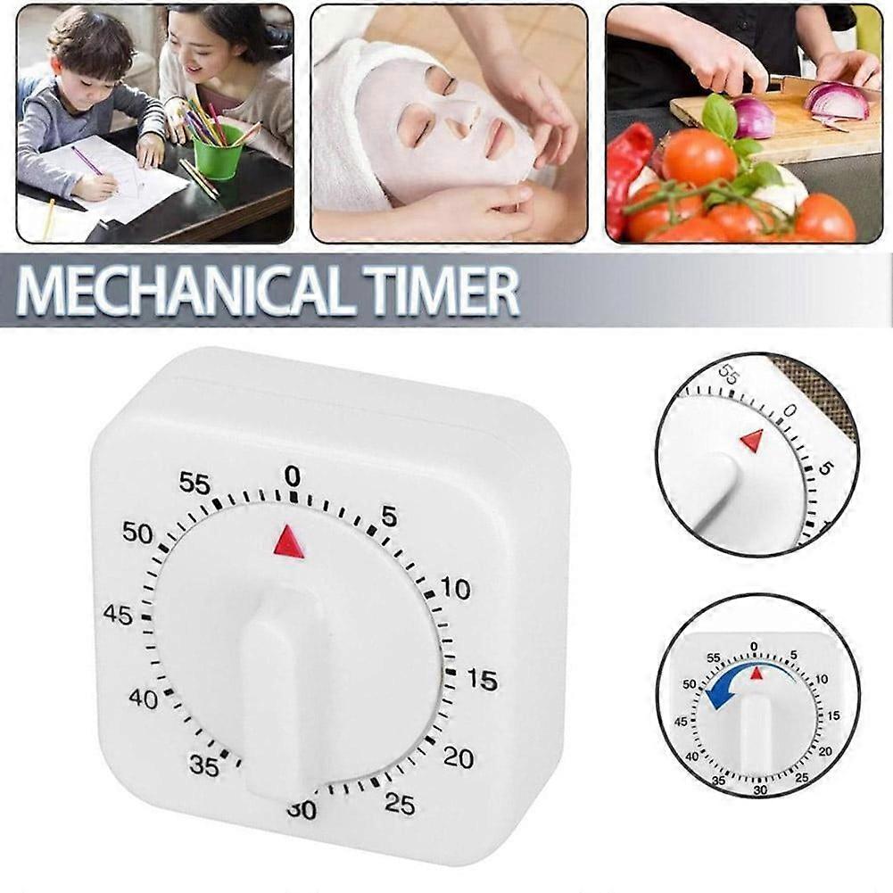 1 Hour 60 Mins Mechanical Kitchen Cooking Timer Game Alarm Count Down Timer Tool