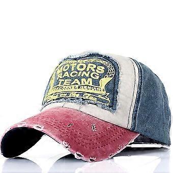 Frauen Bestickte Blumen Denim Cap Mode Baseball Cap Topee