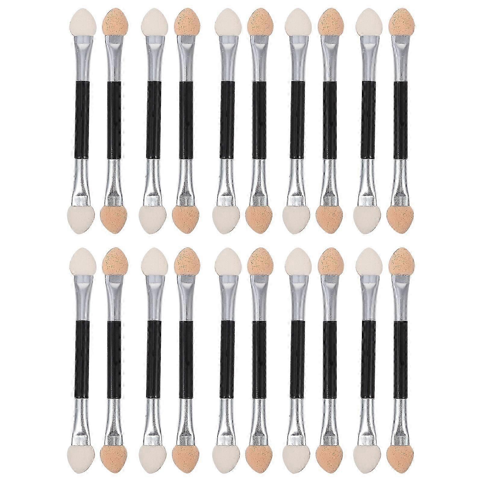 Double Sided Eye Shadow Brush Sponge Applicator 20Pcs,2.95"X0.39"X0.2"