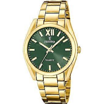 Festina Gold ruostumaton teräs F20640/4 naisten kello fi