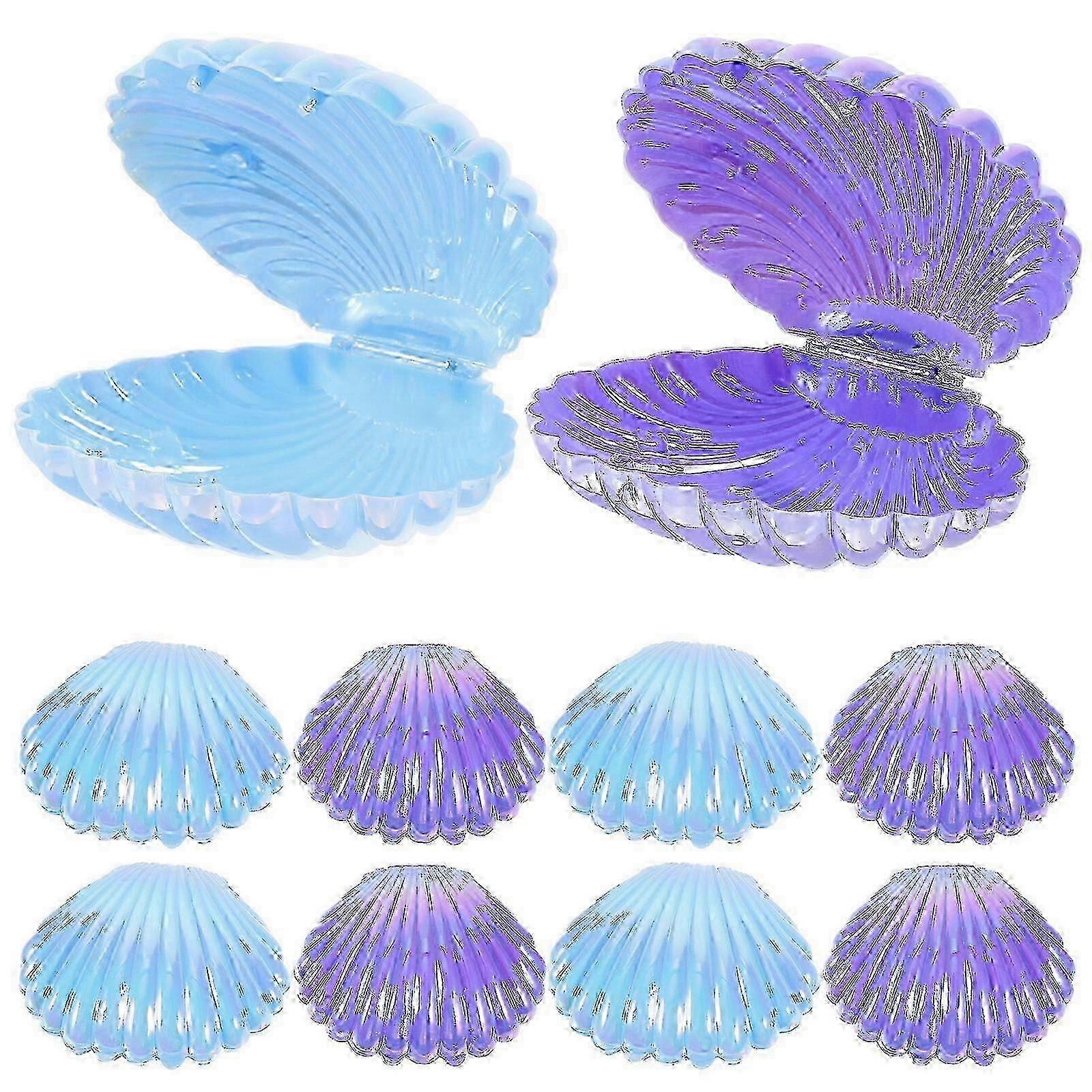 10pcs Shell Shape Candy Boxes Wedding Party Favor Gift Containers