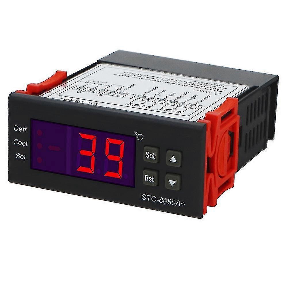STC-8080A+ Digital Temperature Controller 220V Regulator Cold Storage Freezer Sensor Hygrometer 40%