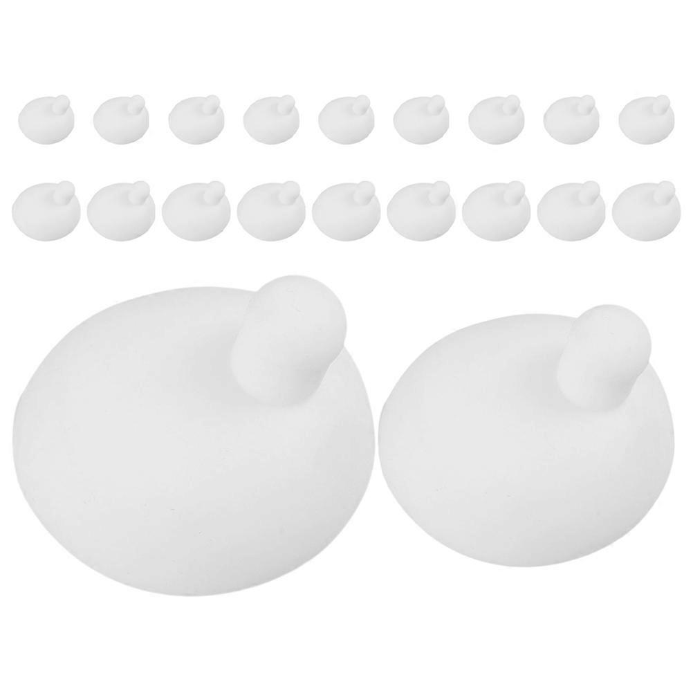 White Silicone Bubble Insert Toy Supplies for Making 20Pcs Set