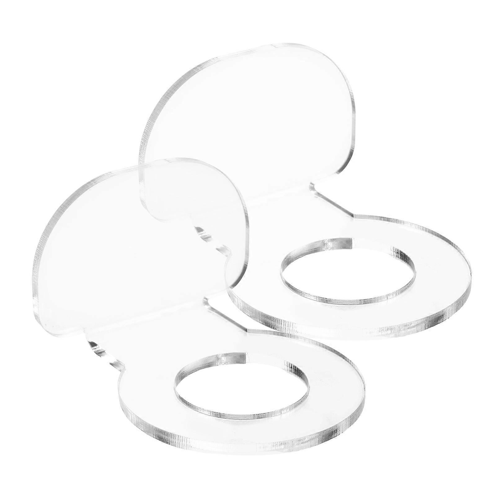 Transparent Tennis Ball Holder Stand for Durable Training 2Pcs Pack