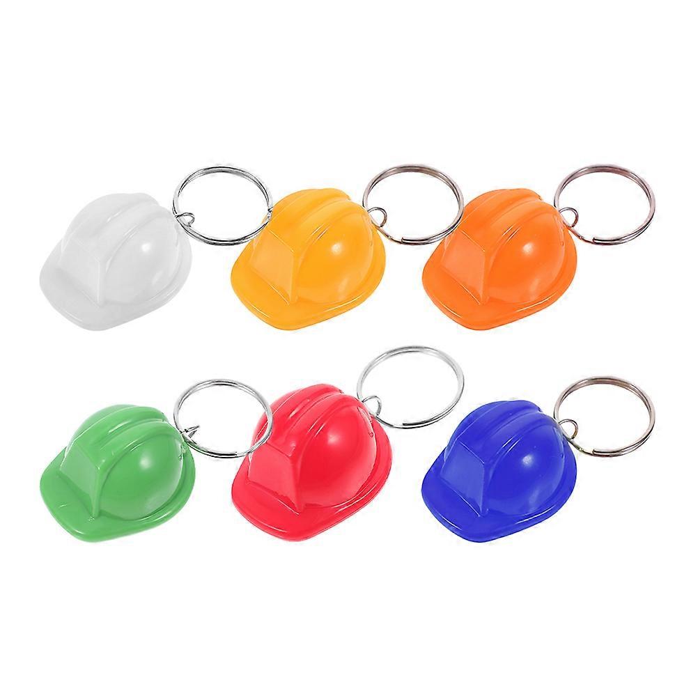 Construction Keychain Mini for DIY Construction Toys 6Pcs Set