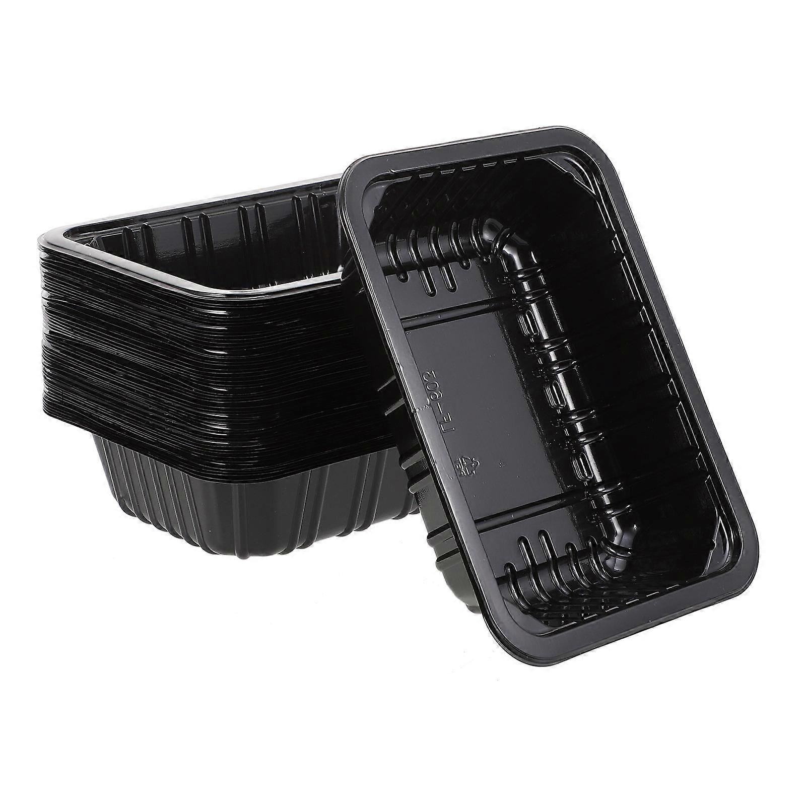 Fruit Storage Box for Home Use 50Pcs Black Storage Container