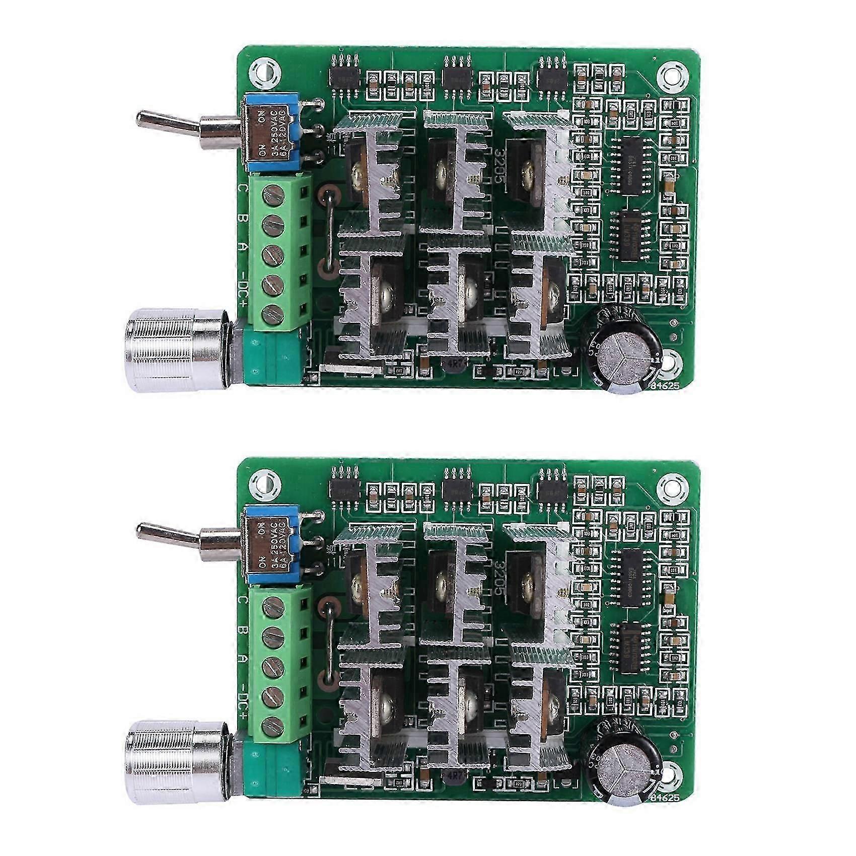 2X BLDC Three-Phase Sensorless Brushless Motor Speed Controller, Fan Drive DC 5-36V