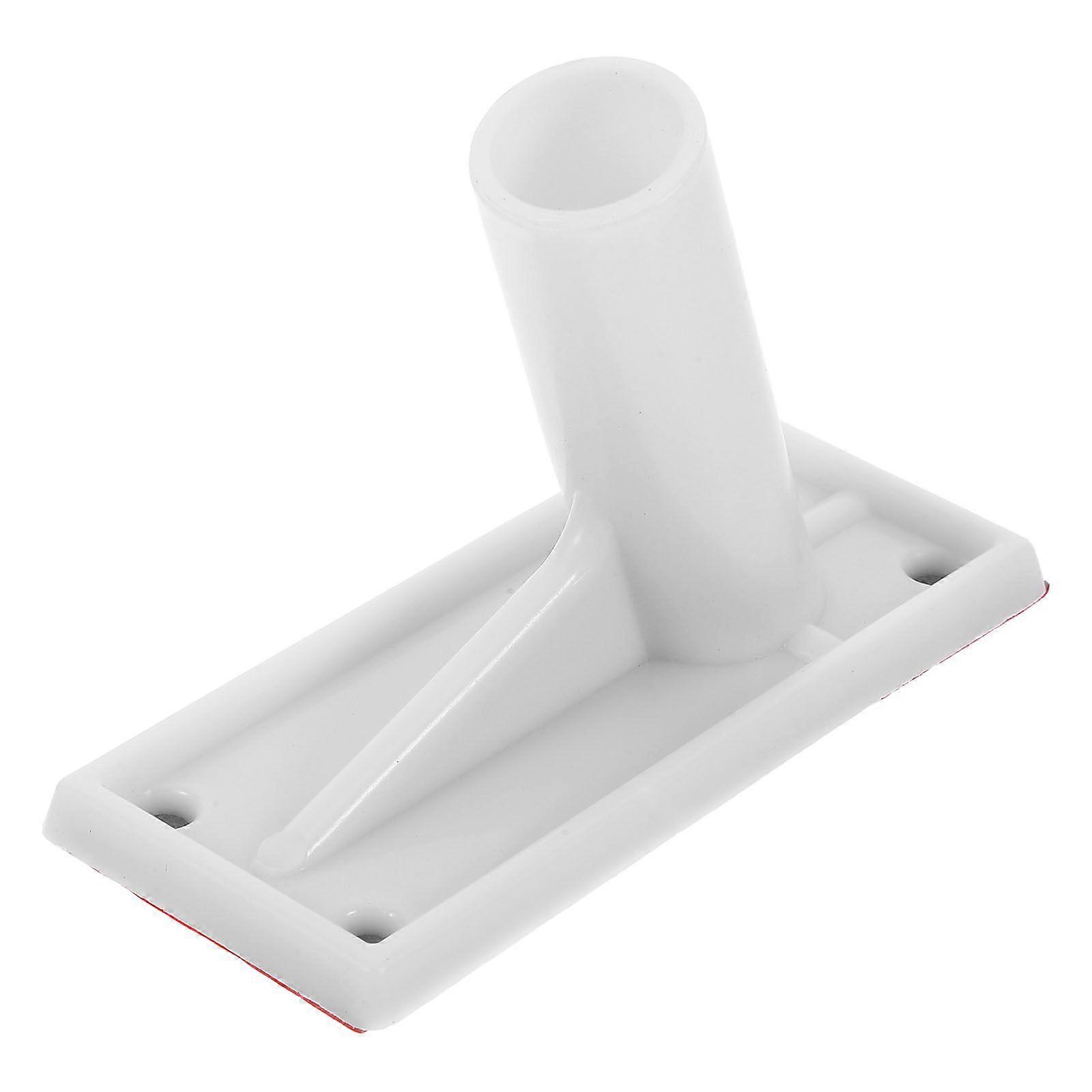 Portable Plastic Adhesive Flag Pole Bracket Wall Mount Flagpole Holder Bracket