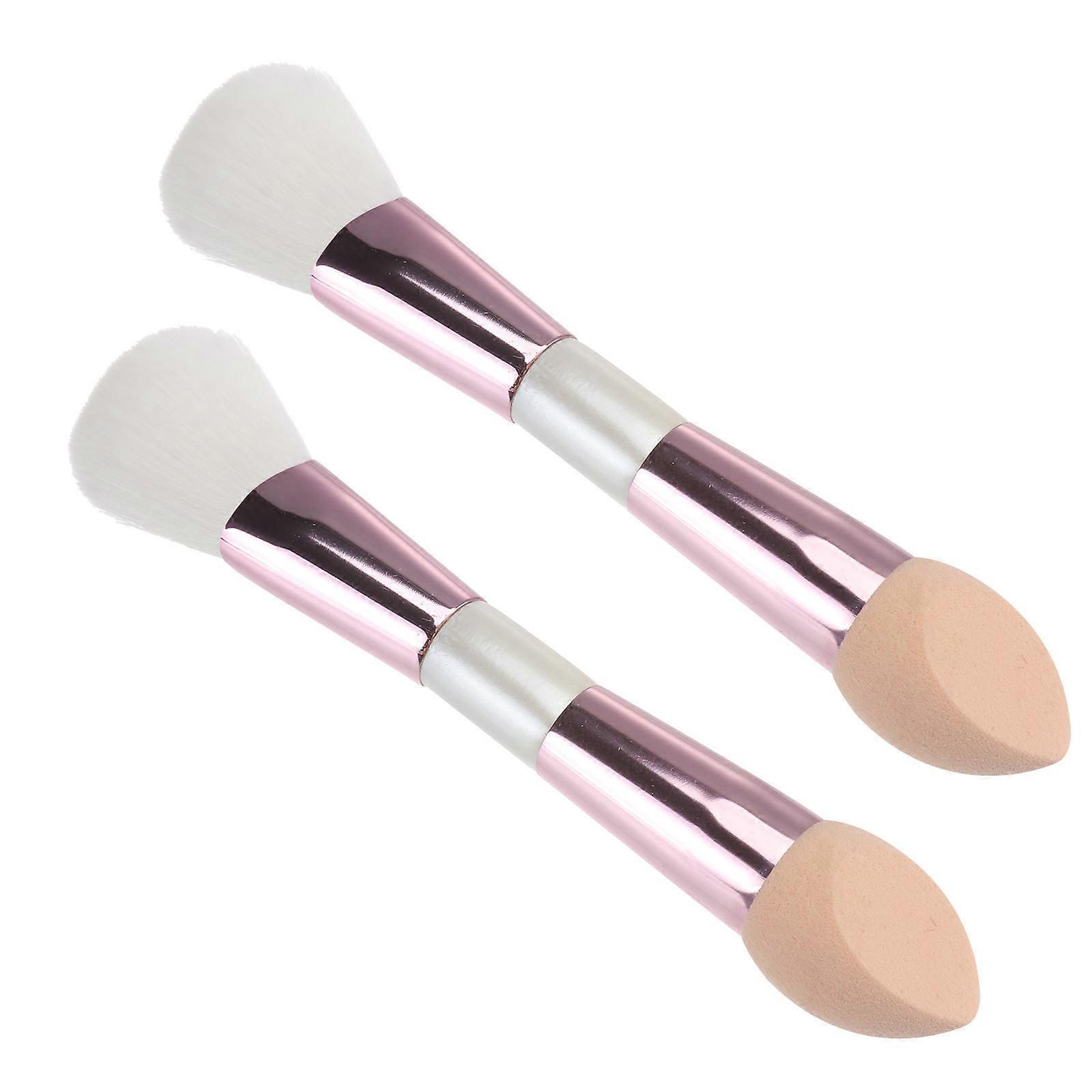 2pcs Multifunctional Makeup Brushes Makeup Blender Brushes Blush Brushes
