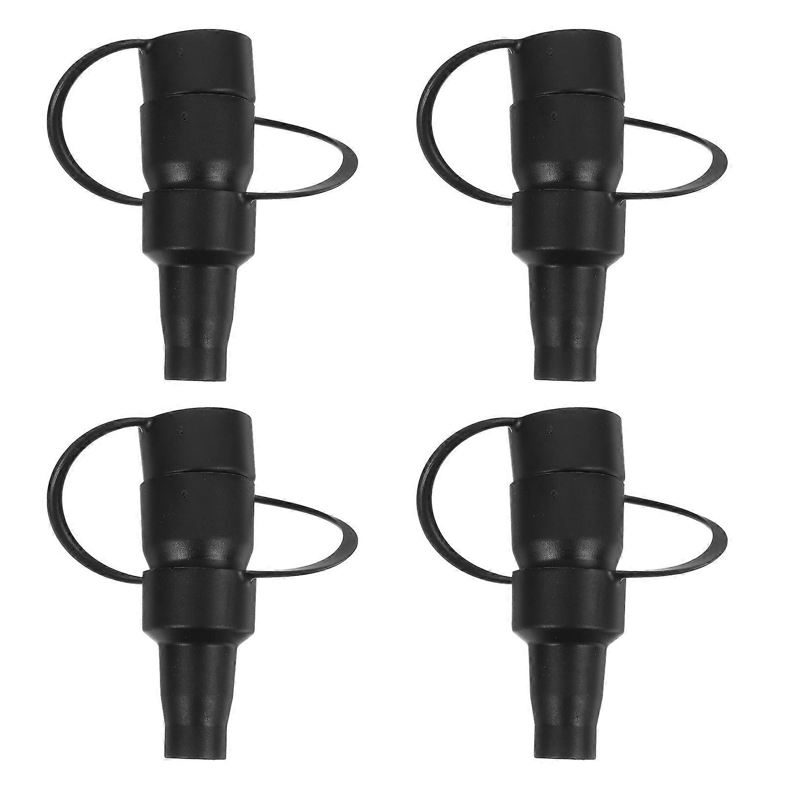 Air Pump Attachments Plastic Replacement Nozzles for Air Bed 4Pcs Kit