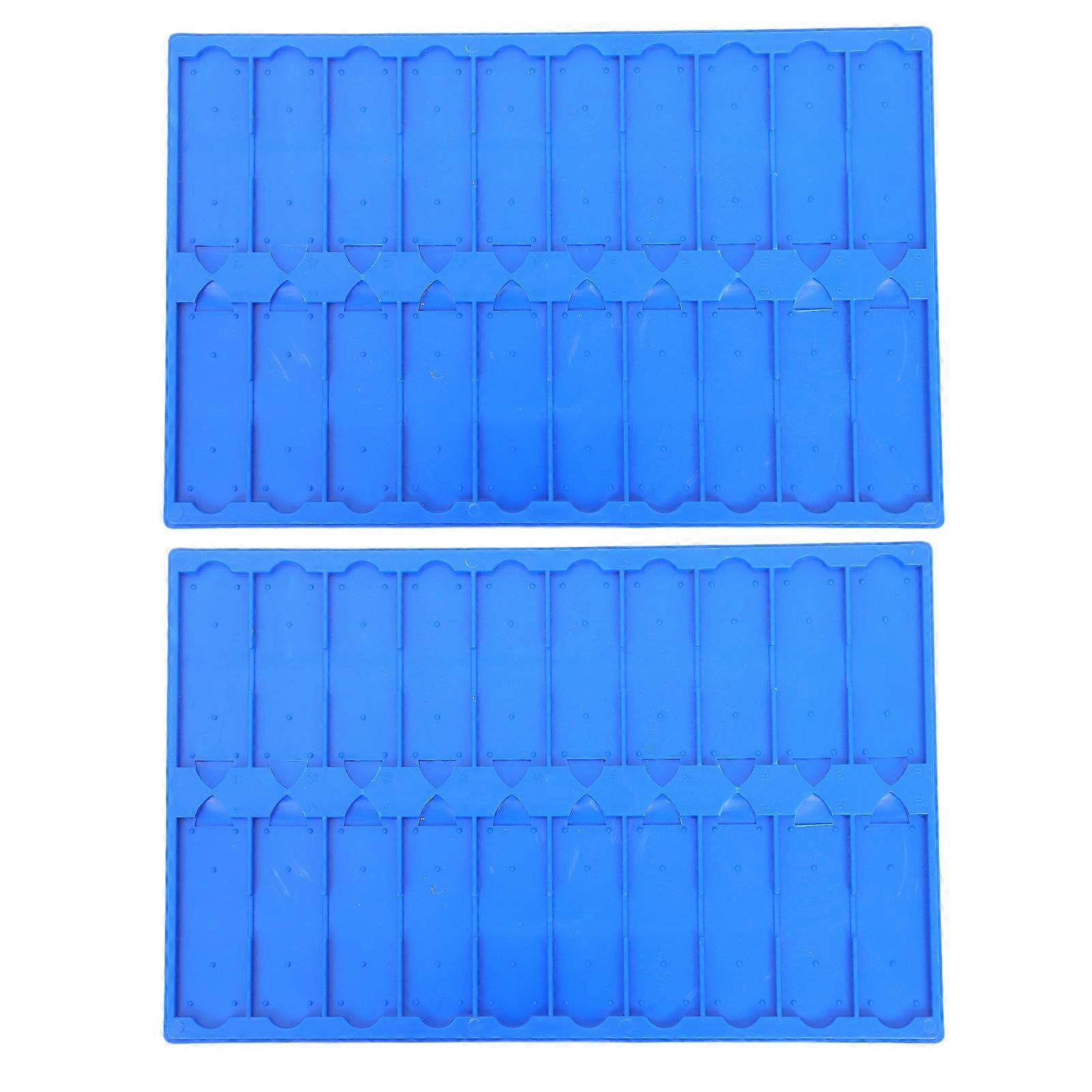 2pcs Microscope Slide Tray: Laboratory Microscope Slide Drying Rack - Microslides Holder For Efficient Sample Drying - For Microbiology And Cell Obser
