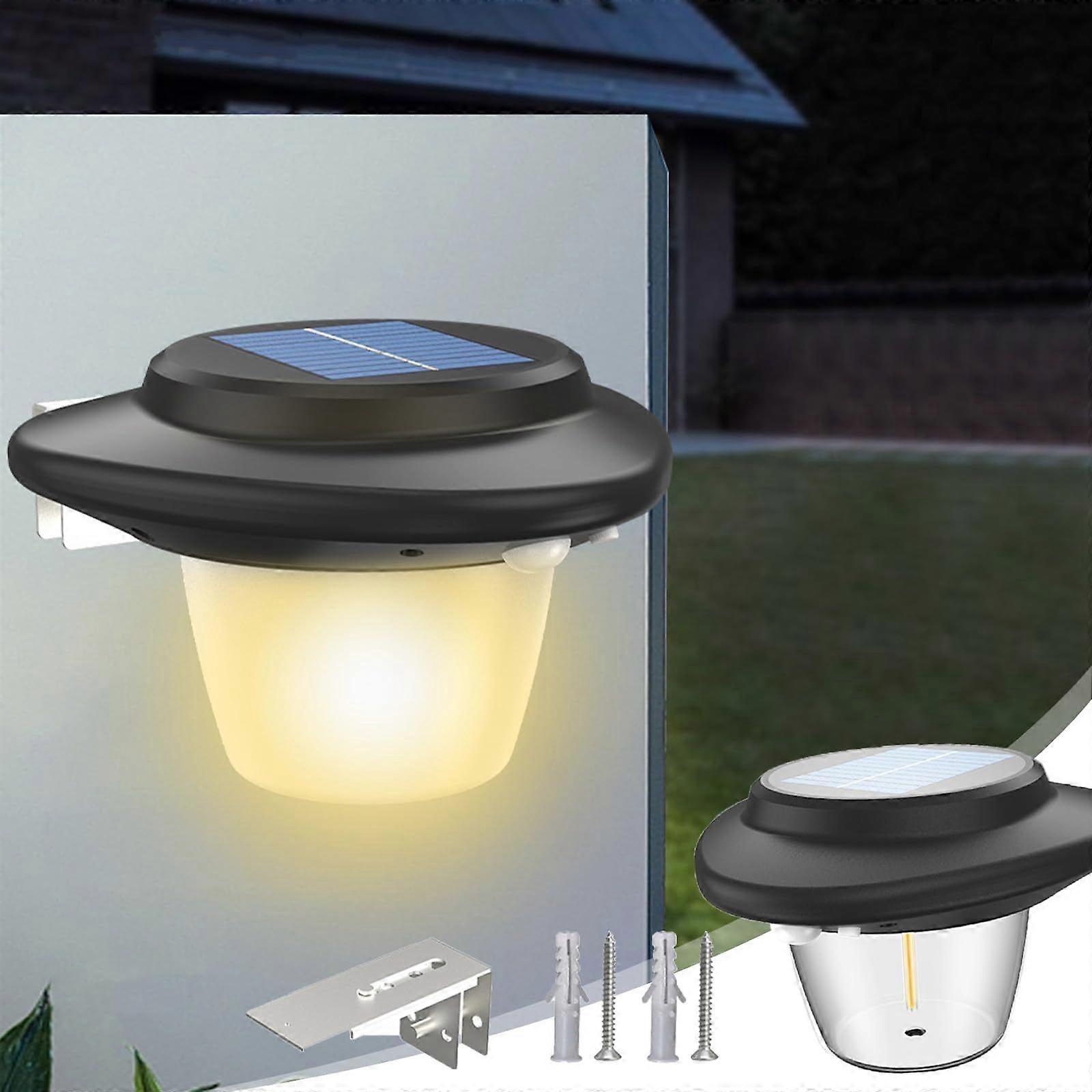 Outdoor Solar Wall Light (Warm Light)