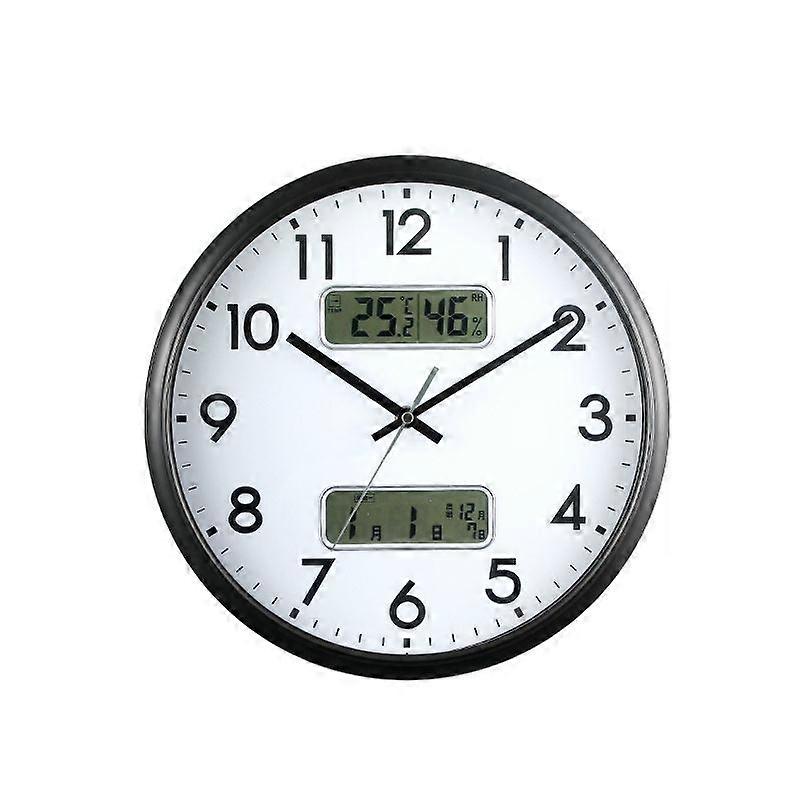 13 Inch Dual-screen LED Display Wall Clock