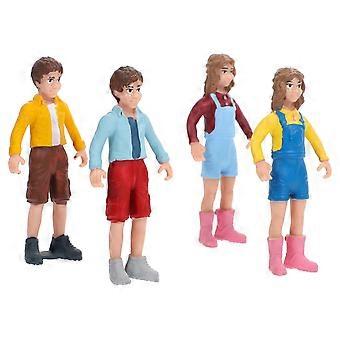 Miniforce Toys Kids Mini Pretend Toy Mensen Model Figuren Speelgoed Mini Actie Figuren Spoorweg Landschap Beeldjes