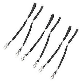 6 Stück elastische Handgelenkschlaufen zur Sicherung der Skihandschuhe – Anti-Verlust-Schlaufe – Kinderhandschuhclips – Skizubehör für Kinder, Winter, Outdoor, Snowboard, 20 °C