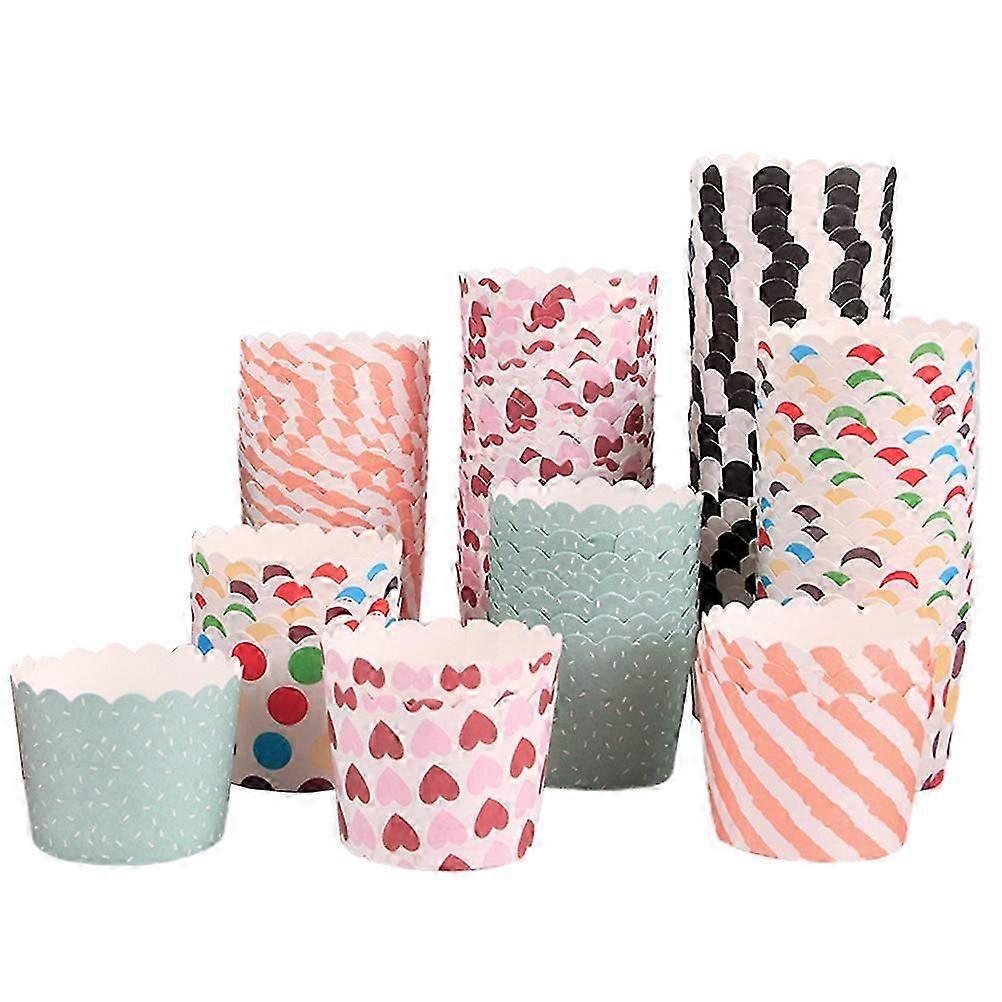 Cupcake Wrapper Paper Cake Cup for Dessert Use 100Pcs Baking Cups Accessory