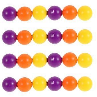 24pcs Ersatzbälle für Froschspiel Einfarbige Murmeln Beobachten Sie Ihre Murmeln in Challenge Ball Maze Murmeln Verschiedene Farbe