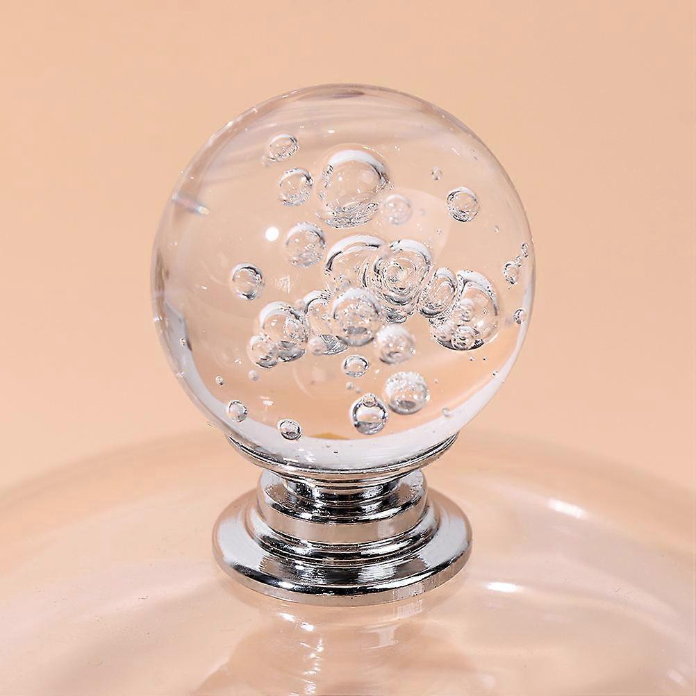 Drawer Knobs Crystal Glass for Door Use 6Pcs Decorative Pulls