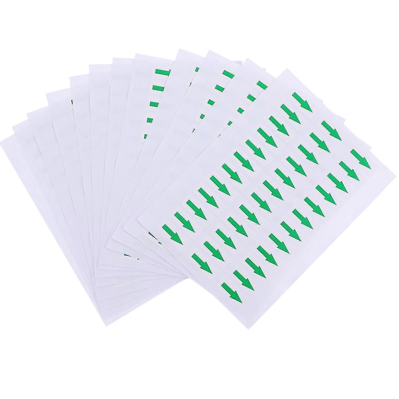 Warning Decals Durable Directional Arrow Stickers 4Pcs Set