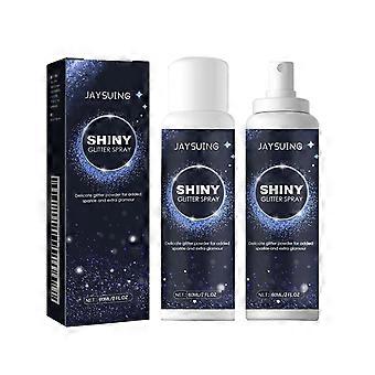 Jayswing Brightening Powder spray Collar Hair Halloween Party Night Club Clothes Film forming High gloss Powder Spray