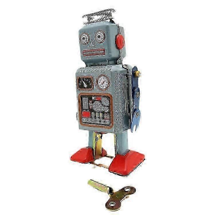 Iron Sheet Robot Clockwork Toy 26s