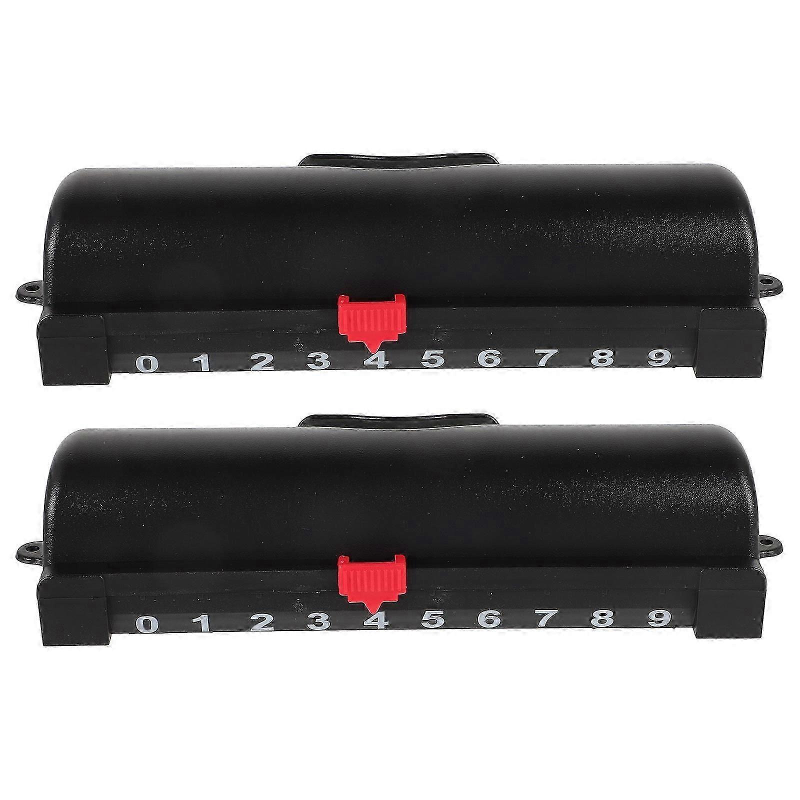 Plastic Table Hockey Score Keepers 2Pcs, Durable Replacement Accessories for Scoring, Black, 23.3x10.3x8cm
