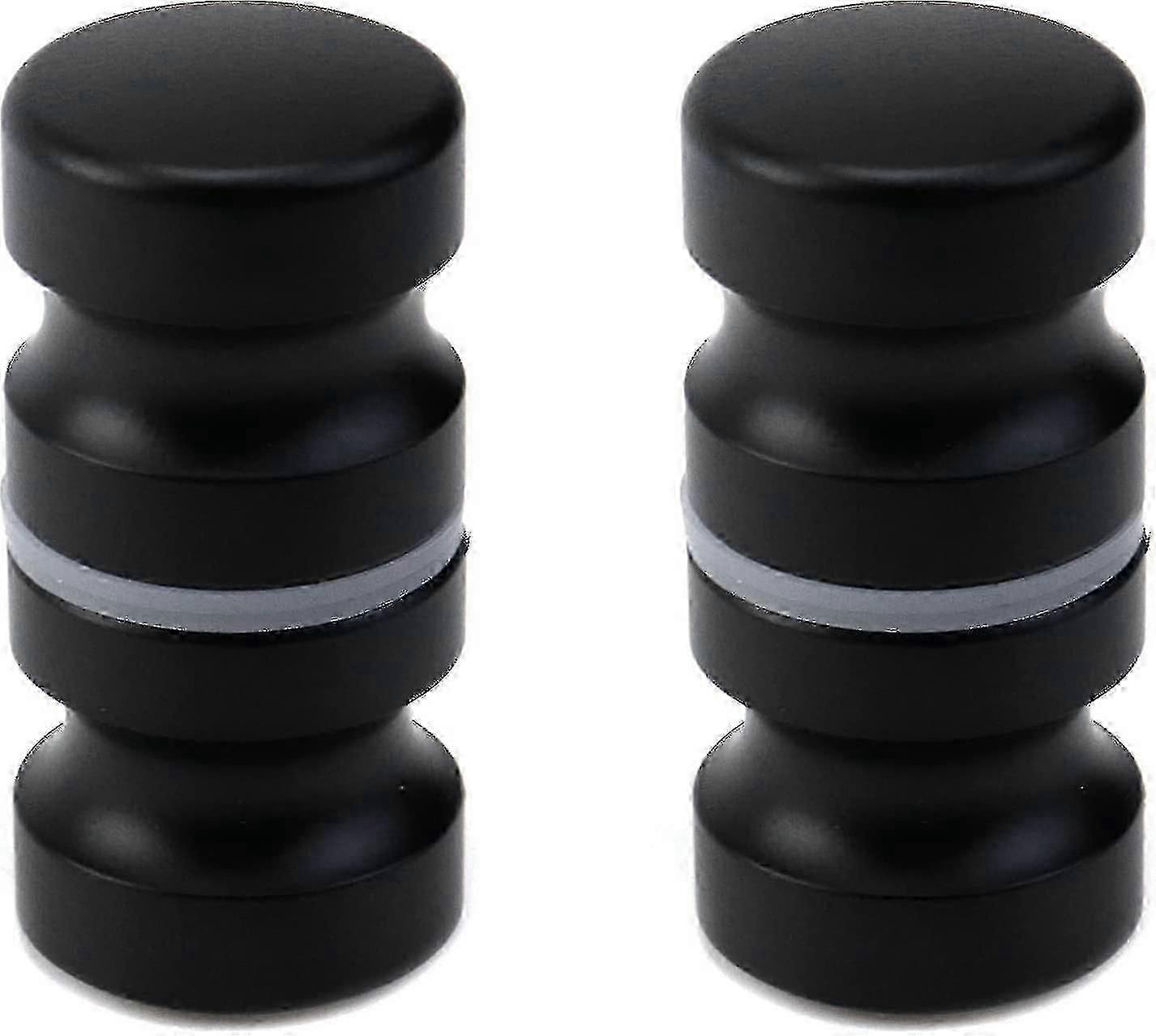 2pcs Black Bathroom Pull Handles, Shower Glass Door Knobs, Back To Back Shower Door Knobs