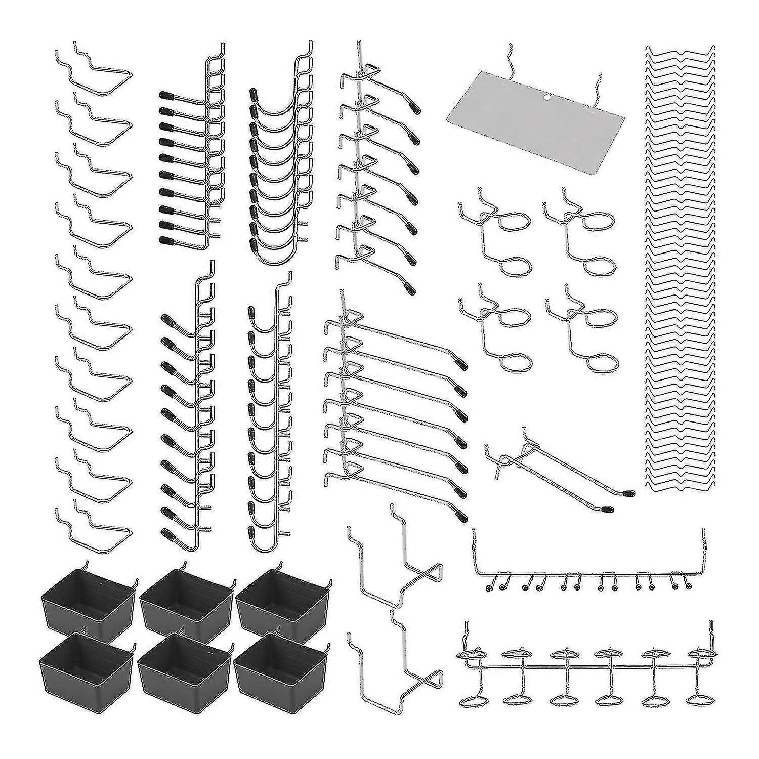 Pegboard Hooks 140pcs,with Pegboard Bins,compatible With Kitchen Craft Room