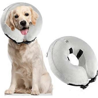Premium Inflatable Collar for Dogs and Cats [Protective] Leak Protection Dog - Dog Collar - Protective Collar (L 40X40CM)