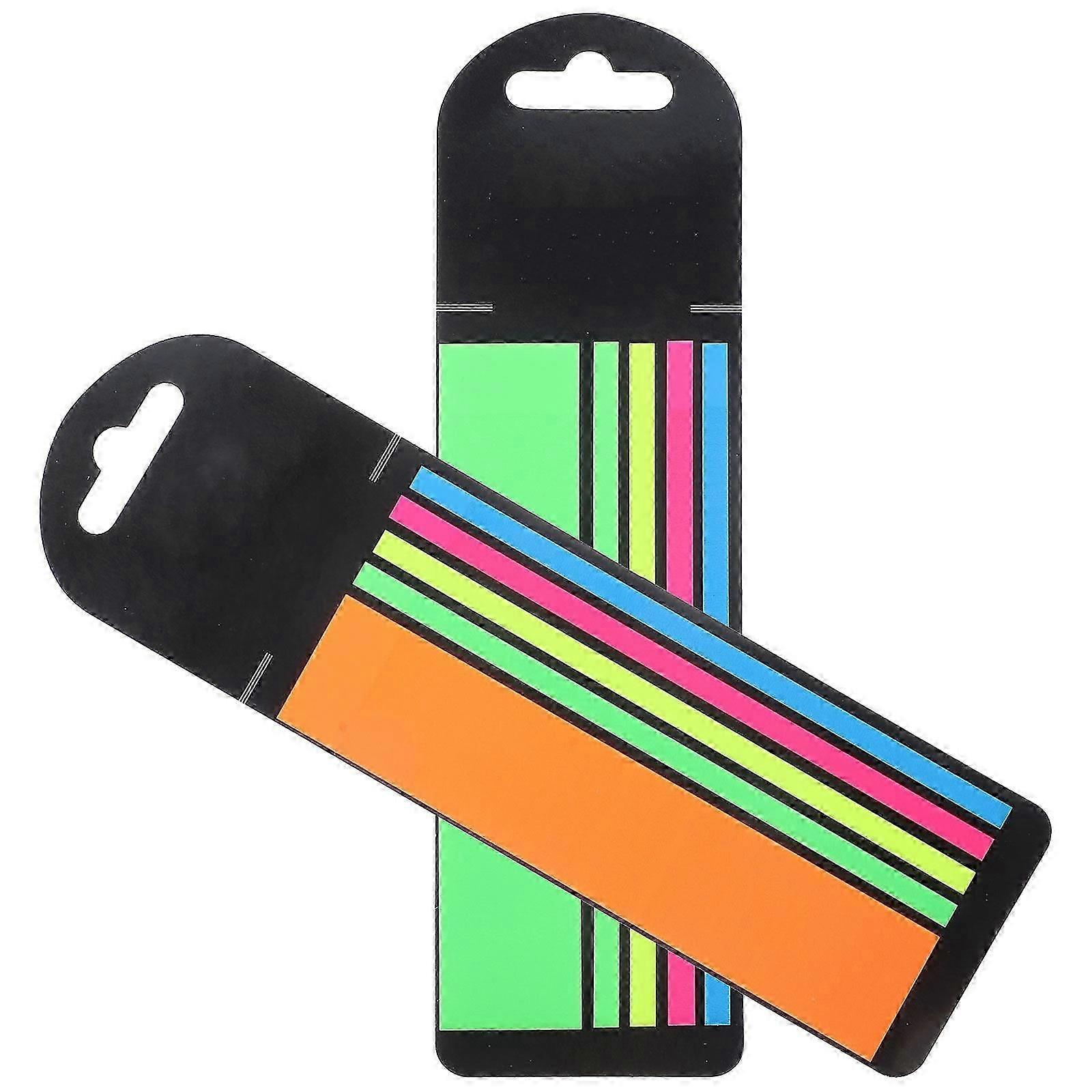 Self Adhesive Page Markers, Colored Note Tabs, Repeated Paste For Reading, 2 Boxes