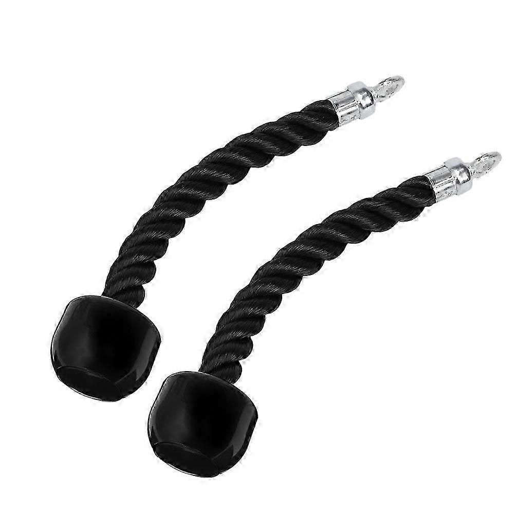 2 Pcs Triceps Rope Single Grip Pull Down Bicep Rope Exercises Attachment Device