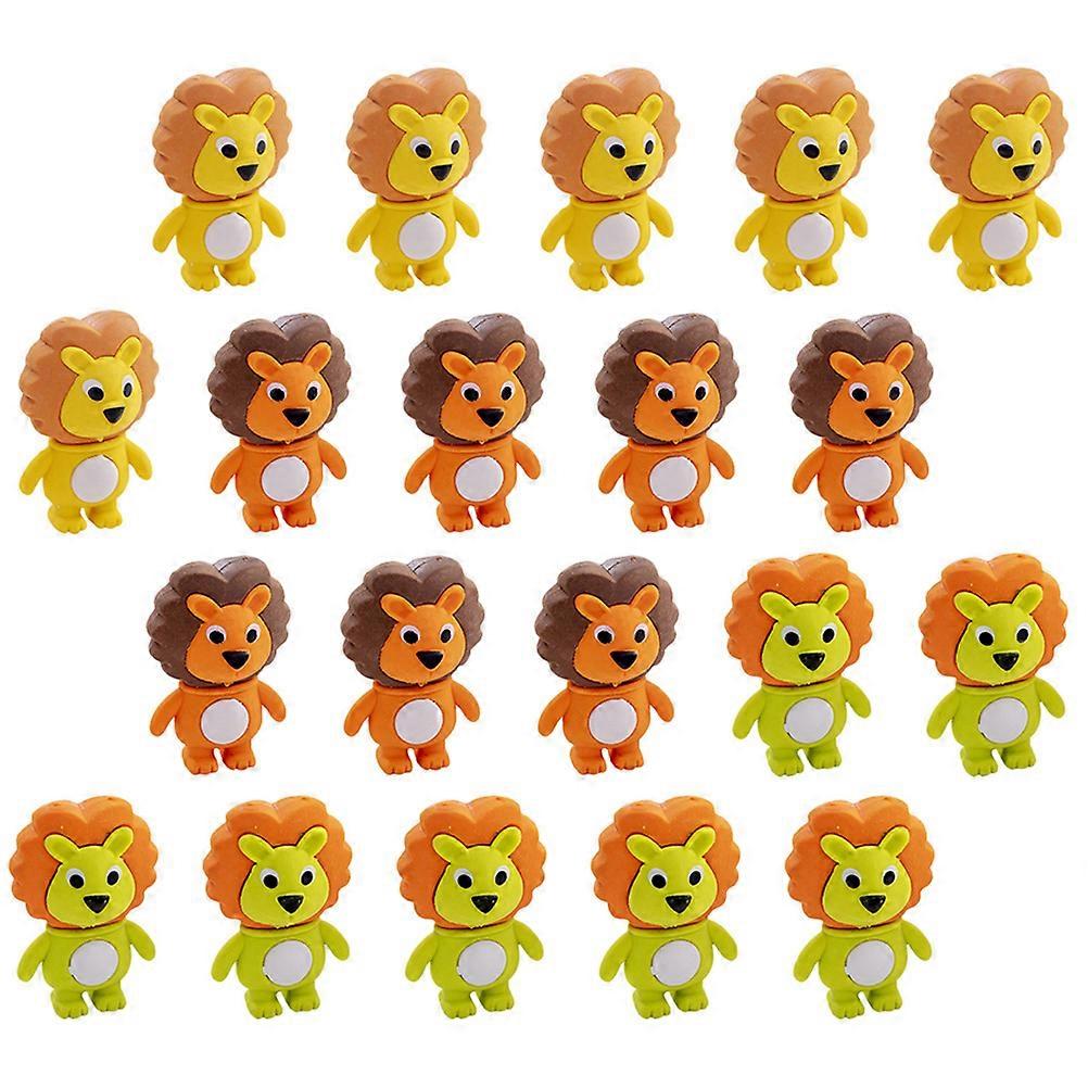20pcs Multi-function Erasers Delicate Kids Erasers Mini Erasers Student Supply